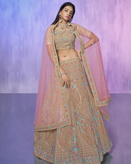 Mauve Heavy Designer Lehenga Choli Set