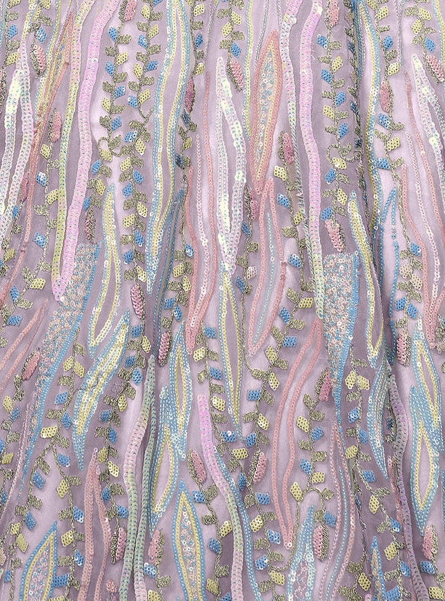 Lavender Heavy Designer Lehenga Choli Set