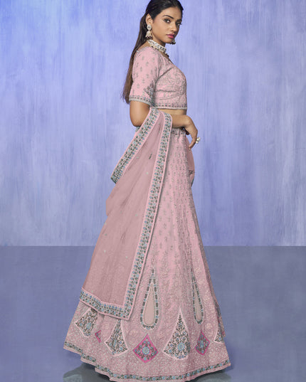Blush Pink Heavy Designer Lehenga Choli Set