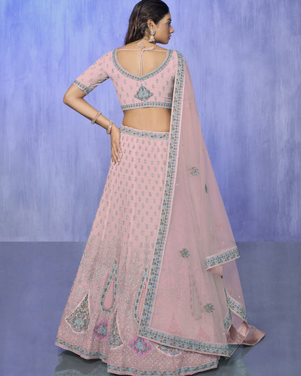 Blush Pink Heavy Designer Lehenga Choli Set