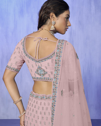 Blush Pink Heavy Designer Lehenga Choli Set
