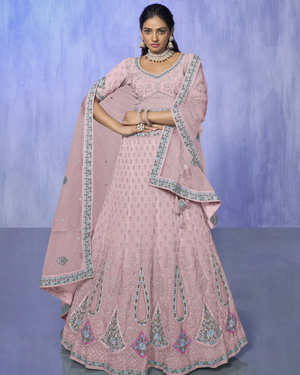 Blush Pink Heavy Designer Lehenga Choli Set
