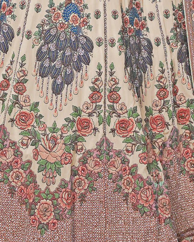 White Heavy Designer Lehenga Choli Set