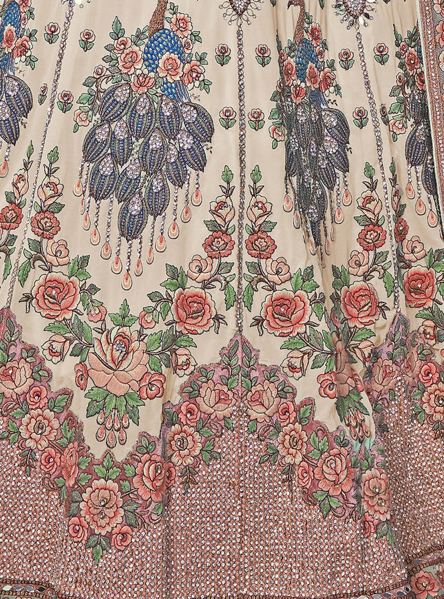 White Heavy Designer Lehenga Choli Set