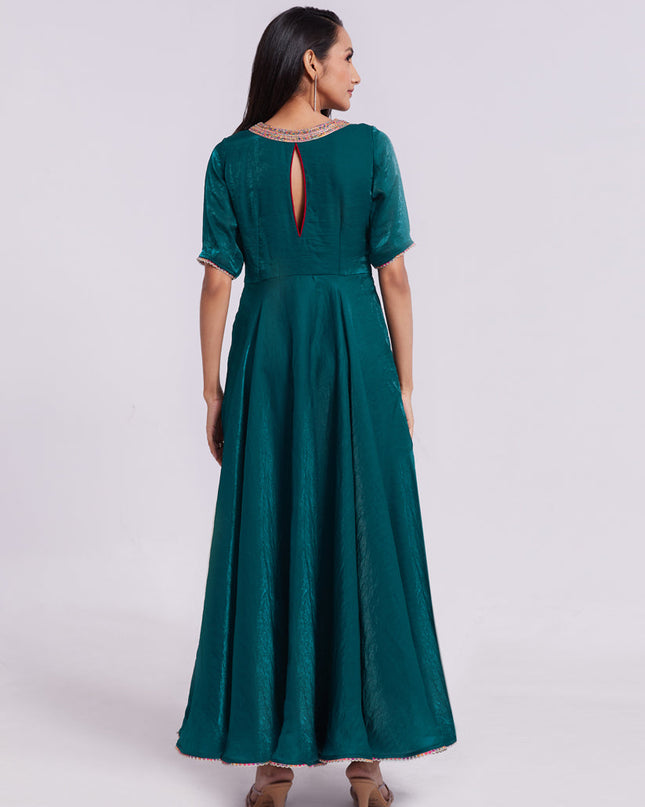 Morpich Pure Organza Gown for Party Wear