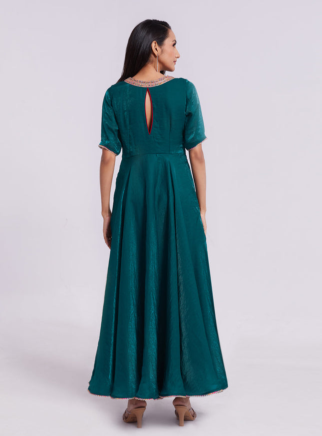 Morpich Pure Organza Gown for Party Wear