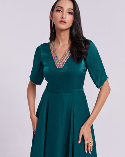 Morpich Pure Organza Gown for Party Wear