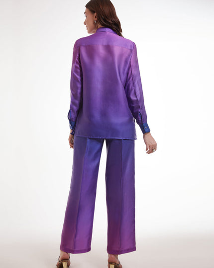 Multicolor Modal Satin Digital Print Co-Ord Set