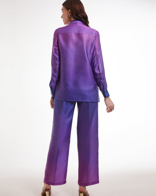 Multicolor Modal Satin Digital Print Co-Ord Set