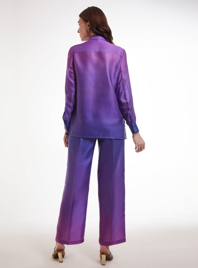 Multicolor Modal Satin Digital Print Co-Ord Set