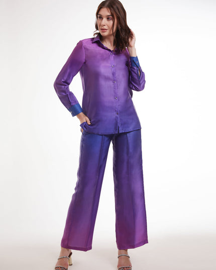 Multicolor Modal Satin Digital Print Co-Ord Set