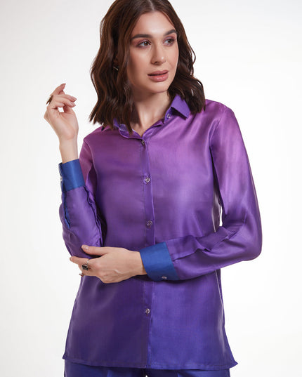 Multicolor Modal Satin Digital Print Co-Ord Set