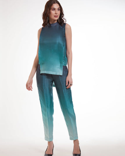 Multicolor Modal Satin Digital Print Co-Ord Set