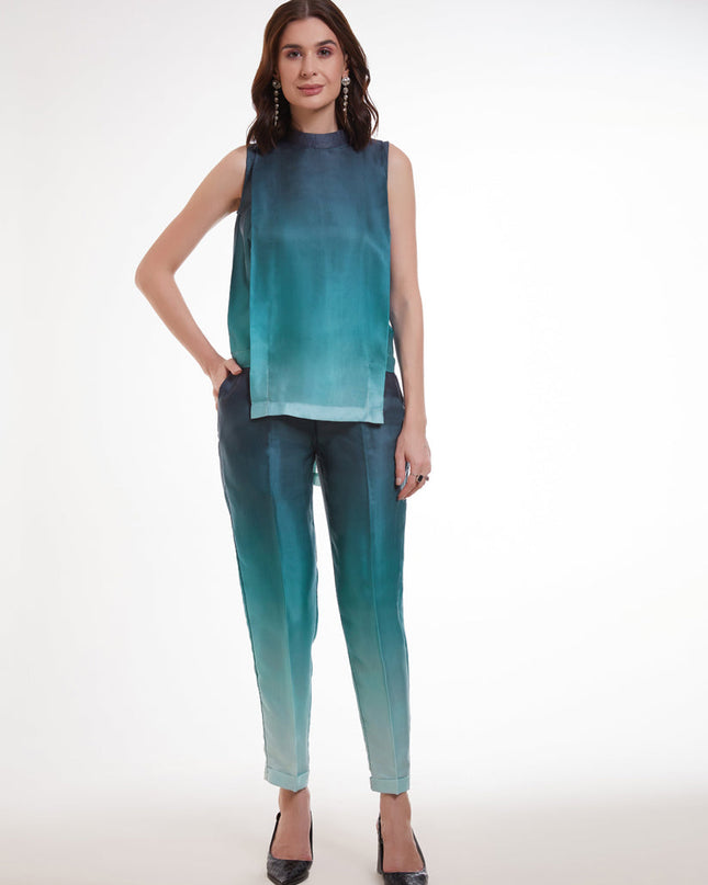 Multicolor Modal Satin Digital Print Co-Ord Set