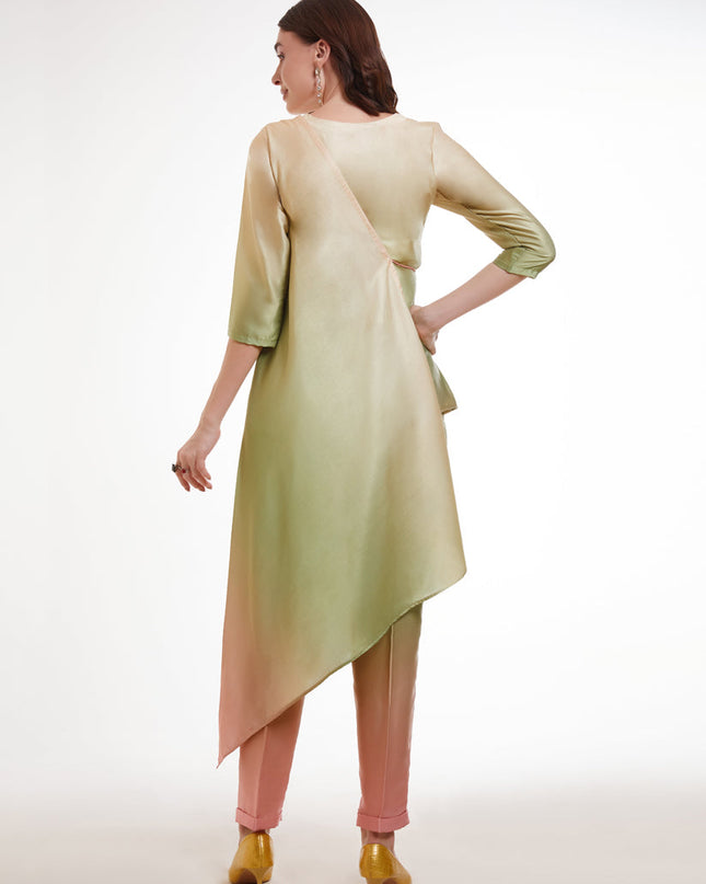 Multicolor Modal Satin Digital Print Co-Ord Set