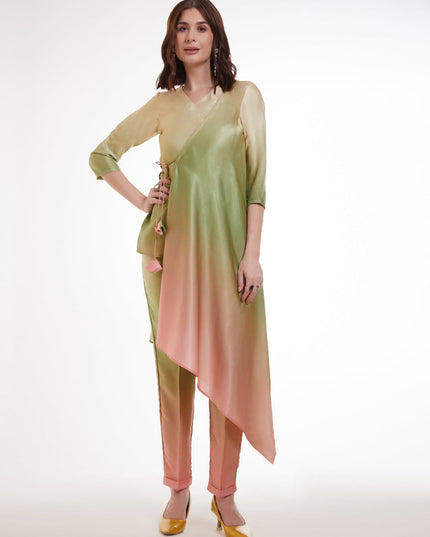 Multicolor Modal Satin Digital Print Co-Ord Set