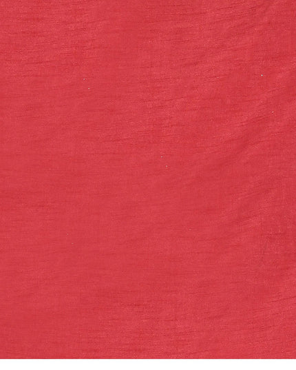 Maroon Silk Sequins Embroidered Saree