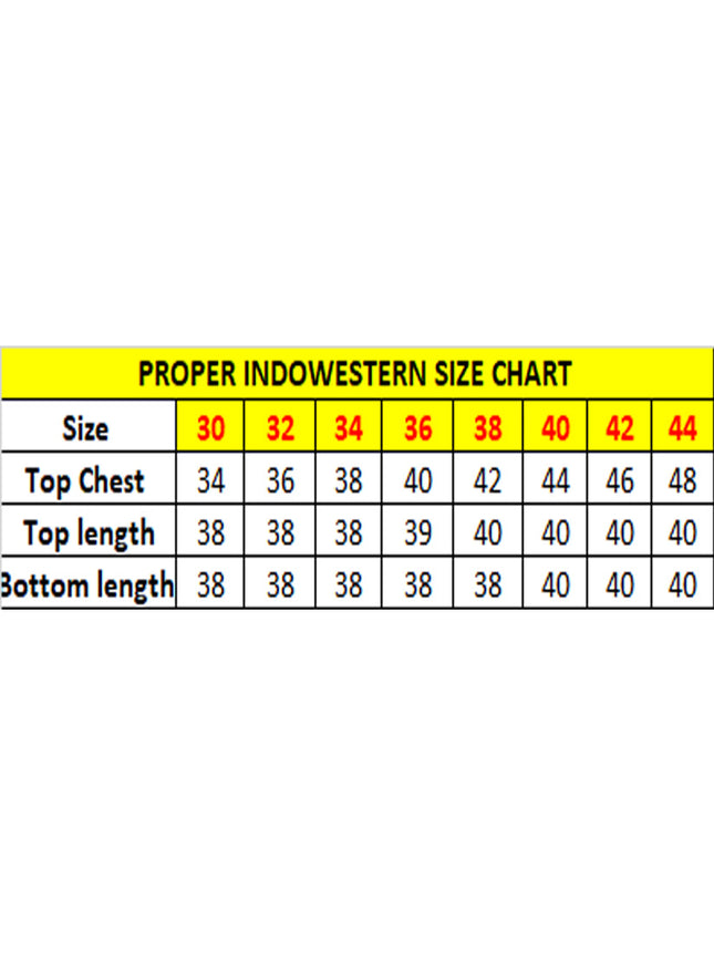 Cream Jacquard Indo Western Outfit