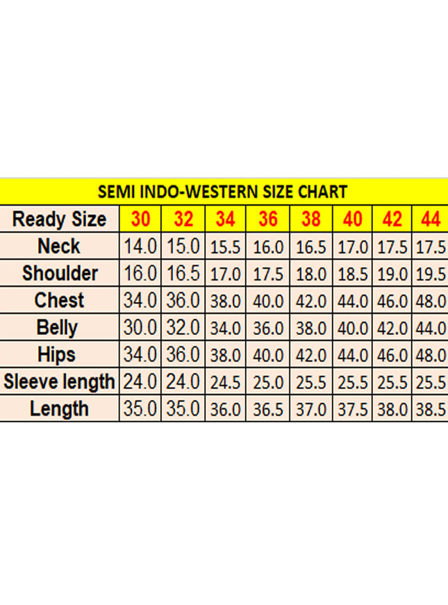 White Jacquard Indo Western Outfit