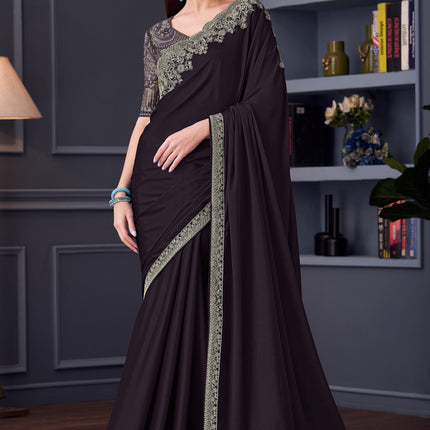 Collection image for: Burgundy Saree