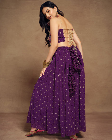 Wine Handwork Designer IndoWestern