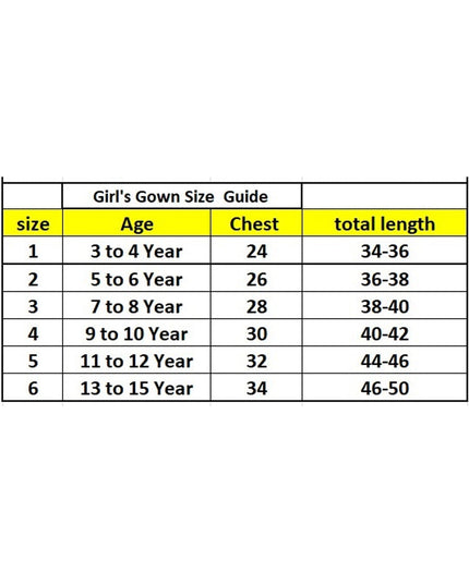 Mustard Georgette Printed Girls Gown